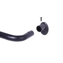 Load image into Gallery viewer, 48&quot; - 86&quot; Black Sauhal Adjustable 0.63&quot; Single Curtain Rod

