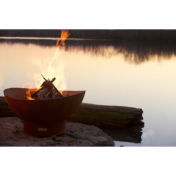 Scallop Steel Wood Burning Fire Pit