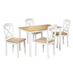 Scarlett 5 Piece Solid Wood Dining Set (SB668)