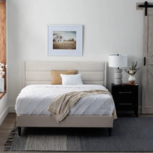 Load image into Gallery viewer, Scarlett Upholstered Low Profile Platform Bed queen
