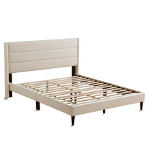 Load image into Gallery viewer, Full Pearl Scarlett Upholstered Low Profile Platform Bed MRM1350
