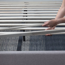 Load image into Gallery viewer, Twin Stone Scarlett Upholstered Low Profile Platform Bed 3204AH
