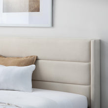 Load image into Gallery viewer, Scarlett Upholstered Low Profile Platform Bed queen

