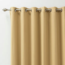 Load image into Gallery viewer, Scarsdale Solid Blackout Thermal Grommet Single Curtain Panel 100&quot; x 84&quot;
