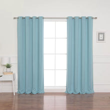 Load image into Gallery viewer, Schaeffer Solid Blackout Thermal Grommet Curtain Panels, 52 x 108 (Set of 2)

