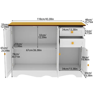 Schaumburg Shelves 14" Deep Drawers 11.25" Long x 13" Wide x 4" Deep Kitchen Pantry
