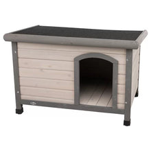 Load image into Gallery viewer, 22.8&quot; H x 33.5&quot; W x 23.6&quot; D Schillinger Natura Flat Roof Club Dog House
