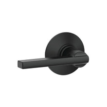 Load image into Gallery viewer, Matte Black Latitude Lever Hall and Closet Lock (Set of 8)
