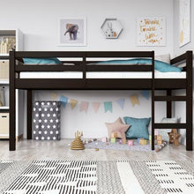 Load image into Gallery viewer, Schlemmer Twin Loft Bed Espresso 833CDR

