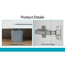 Load image into Gallery viewer, White Scholl Storage Cabinet
