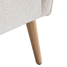 Load image into Gallery viewer, Schooley Faux Shearling Barrel Chair #AD305

