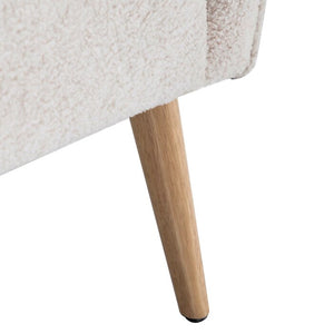 Schooley Faux Shearling Barrel Chair #AD305