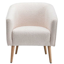Load image into Gallery viewer, Schooley Faux Shearling Barrel Chair #AD305
