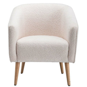 Schooley Faux Shearling Barrel Chair #AD305
