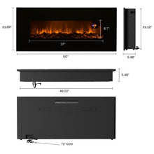 Load image into Gallery viewer, Scituate Wall Mounted Electric Fireplace (SB847)
