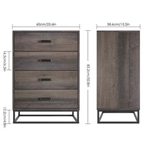 Load image into Gallery viewer, Scot 4 Drawer 23.6&#39;&#39; W Chest
