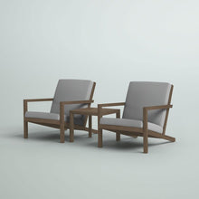 Load image into Gallery viewer, Scottie Solid Wood Person Seating Group with Cushions, (Set of 3)
