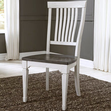 Load image into Gallery viewer, Scranton Slat Back Side Chair in White (Set of 2)
