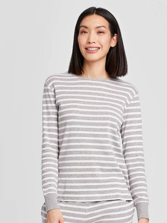 Women's Striped 100% Cotton Pajama (TOP) TGT1018