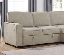 Load image into Gallery viewer, Annajames 92.25" Wide Chenille Right Hand Facing Sleeper Sofa &amp; Chaise MRM2580
