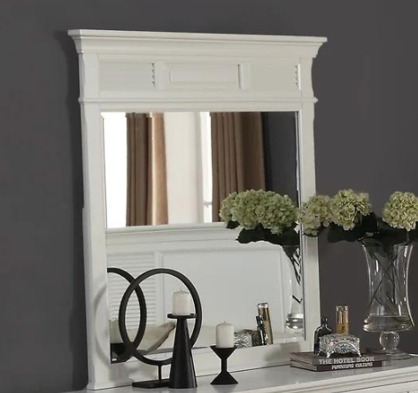 Regitina White Dresser Mirror MRM2575