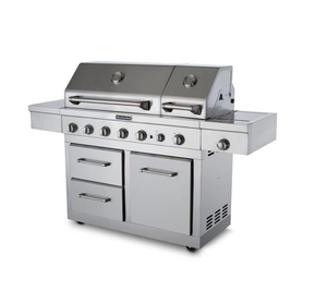 KitchenAid 6-Burner Dual Chamber Propane Gas Grill 5356RR