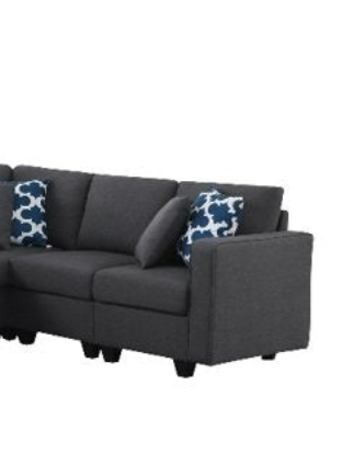 Fabric Linen Right Arm Chair