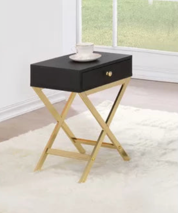 Augie 24'' Tall Cross Legs End Table