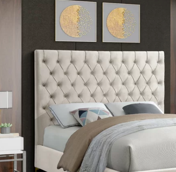 Dermott Upholstered Headboard, King