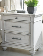 Load image into Gallery viewer, White Benchcraft Kanwyn 3-Drawer Nightstand (255MM)

