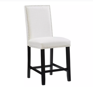 24" Stewart Upholstered Counter Stool - White (504MM)