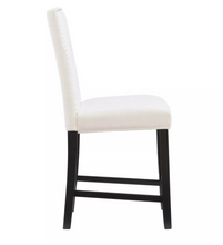 Load image into Gallery viewer, 24&quot; Stewart Upholstered Counter Stool - White (504MM)
