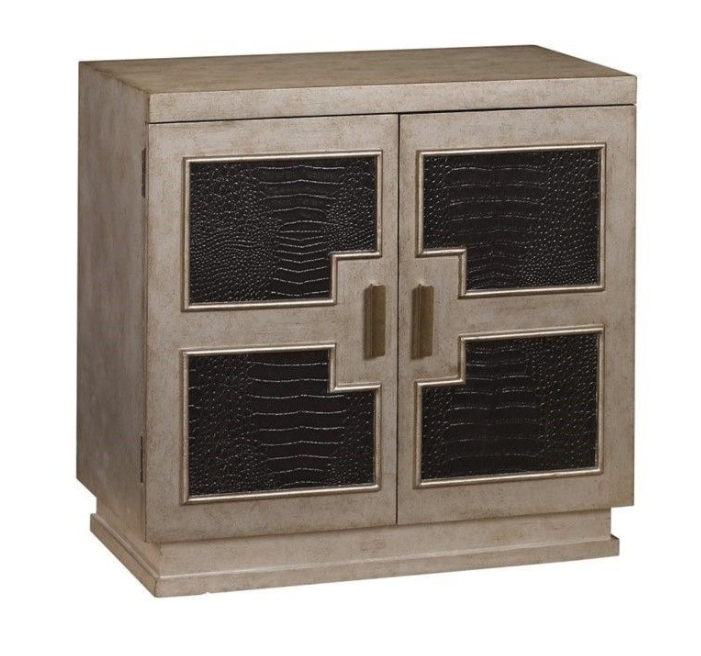 Home Meridian Brown Geometric Door Chest (508MM)
