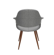 Load image into Gallery viewer, 161 Collection Mid Century Modern 2 Pack Fabric Accent Chair with Arms, Dining Chairs, in Gray  1521CDR
