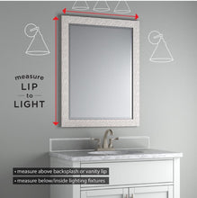Load image into Gallery viewer, 28 in. x 36 in. (M1)  Rectangular Mirror Frame in Vintage Nickel MRM1431
