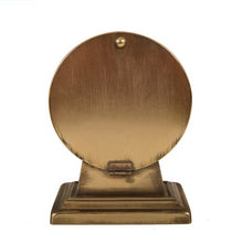 Load image into Gallery viewer, Metal Mantel Clock With Gold Finish
