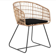 Load image into Gallery viewer, Grayham Rattan Lounge Chair Black
