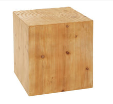 Load image into Gallery viewer, Rustic Wood Accent Table
