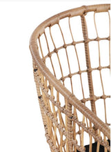 Load image into Gallery viewer, Grayham Rattan Lounge Chair Black
