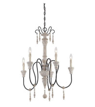 Load image into Gallery viewer, Savoy House Light Chandelier-Traditional Style with Country French and Farmhouse Inspirations-35 inches tall by 28.5 inches wide
