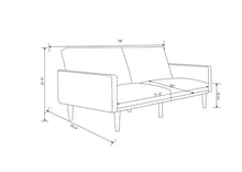 Load image into Gallery viewer, Futon Sofa with Arms
