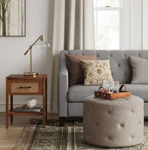 Load image into Gallery viewer, Caroline Tufted Ottoman
