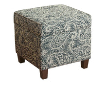 Load image into Gallery viewer, Cole Classics Square Storage Ottoman with Lift Off Top
