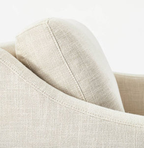 32 x 32 x 36 Vivian Park Upholstered Swivel Chair Cream