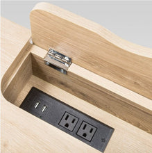 Load image into Gallery viewer, Loring Wood Writing Desk with Drawers
