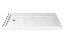 Load image into Gallery viewer, SlimLine 32 in. D x 60 in. W Single Threshold Shower Base in White
