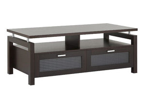 Camille Modern Uplifted Top Coffee Table Espresso