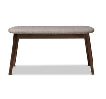 Load image into Gallery viewer, Easton Light Gray Fabric Bench
