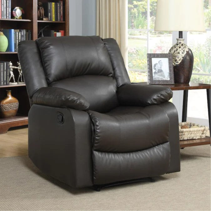 Java Faux Leather Recliner