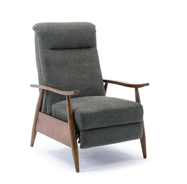 Soren Wood Arm Push Back Recliner, AH3501